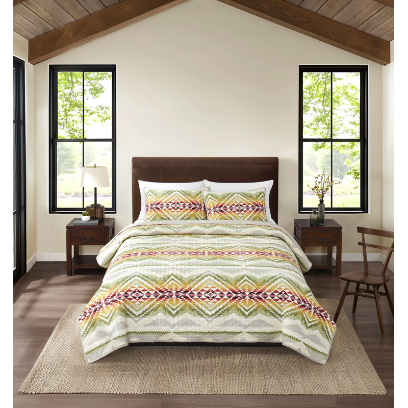 Pendleton Cascadia Coverlet Set Full/Queen, Queen Coverlet + 2 Shams