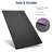 WeChef LED Back Lit Light Menu Holder Cover Folding Double Panel Fits 5.5''x7.1'' Paper