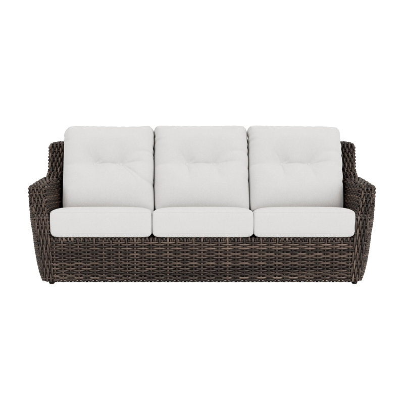 Largo Outdoor 3 - Seat Patio Sofa, Laurel Ecru