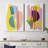 Colour Plan III-Premium Gallery Wrapped Canvas -Ready to Hang
