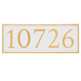 Serif 1-Line Wall Address Plaque
