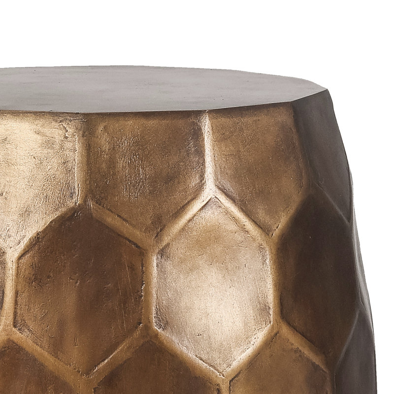 Table d'appoint en pierre / béton Olley