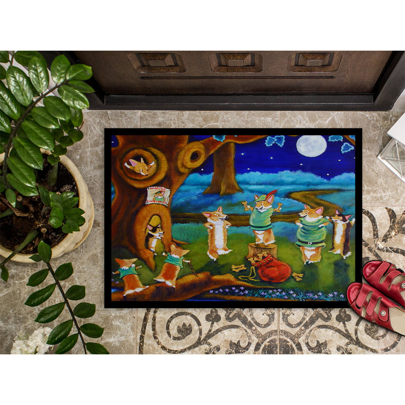 Non-Slip Outdoor Doormat, Rectangle 1'6" x 2'3"