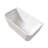 55" Gloss White Acrylic Rectangular Soaker Bathtub, , Resin And , Fiberglass Reinforced, Non-Slip For Secure Use, Design, Drains Excluded Standing White, Construction, Reinforcement Layer, ,