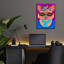 Art mural en verre «Foxy Lady» par Hello Angel-1323066049
