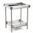Serrina 18'' Glass Top Console Table