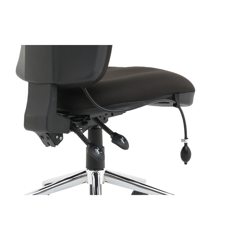 Polyester Blend Task Chair, Black