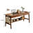 Quartes 3 Piece Solid Wood Writing Desk Office Set with Chair