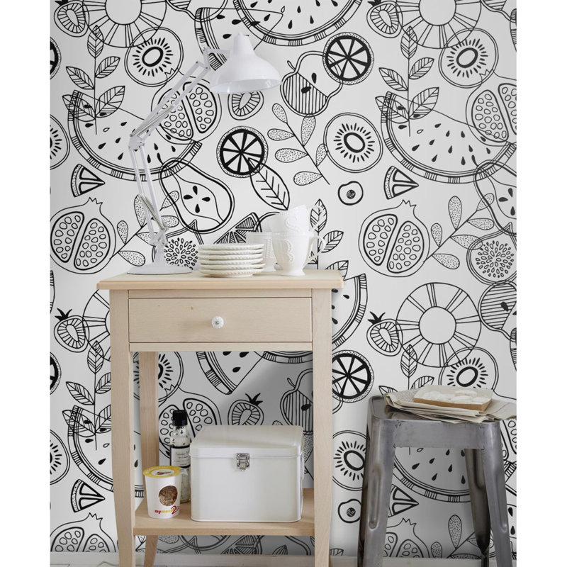 Roll 250X104cm  Kitchen Livingroom Bedroom Mural- Multi Fruits, 208 x 146cm