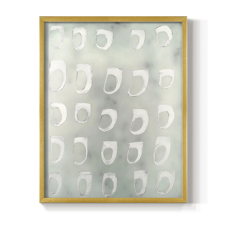 " ABSTRACT Series DCCLXVII " by J Paul, Gold, 29" H x 23" W