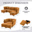 Canapé modulaire modulaire, canapé modulaire convertible avec repose-pieds avec rangement, canapé modulaire en forme de U pour le salon-1659207031