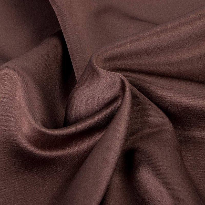 Taie d'oreiller en satin, Très grand, Chocolat