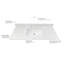 Dessus de meuble-lavabo blanc cassé 49 po avec lavabo et dosseret-119457714