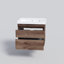 Meuble-lavabo mural simple 31,5 po avec plateau en céramique et miroir Walley