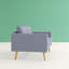 Carrera Linen Loveseat