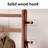 39.37"Minimalism Solid Wood Clothes Rack With HD Mirror