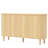 59.74" Modern Walnut Buffet Sideboard Cabinet With Storage-1892917572