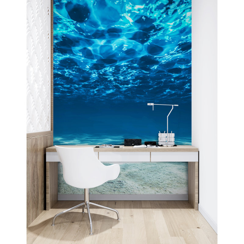 Murale de plage sous-marine Doory, l 48 po x L 108 po