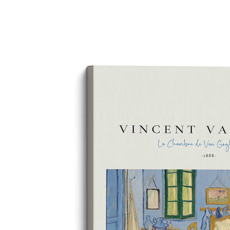 La Chambre v2 de Van Gogh, Toile tendue, H 18 po x l 12 po