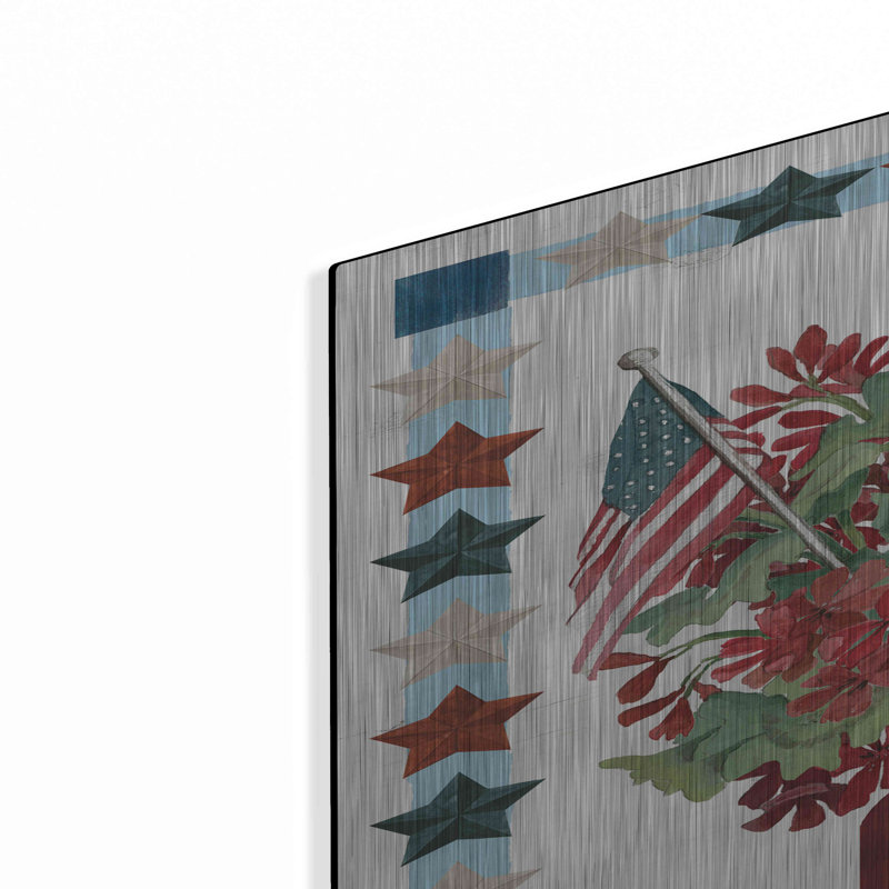 "Fleurs patriotiques" par Cindy Jacobs, H 36 po x l 24 po