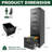 4 Drawer Vertical File Cabinet For Office, Locked, A4 Legal/letter Size, High - Capacity Storage, Quiet Sliding, Quick Assembly, Black Finish Smooth Slides, Powder Coated-585260953