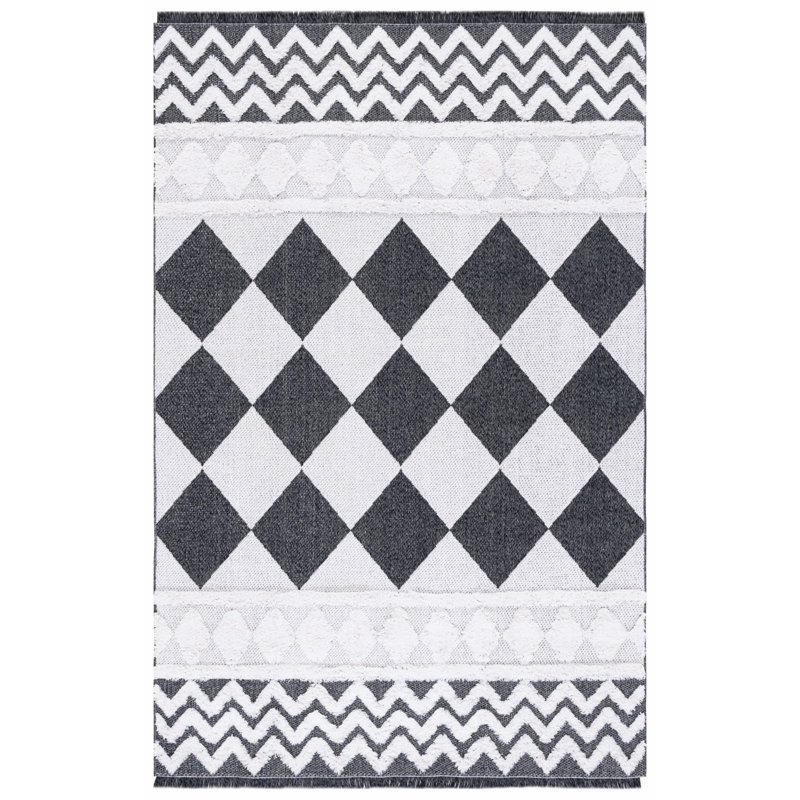 Augustine Performance Geometric Rug, Rectangle 6'4" x 9'6"
