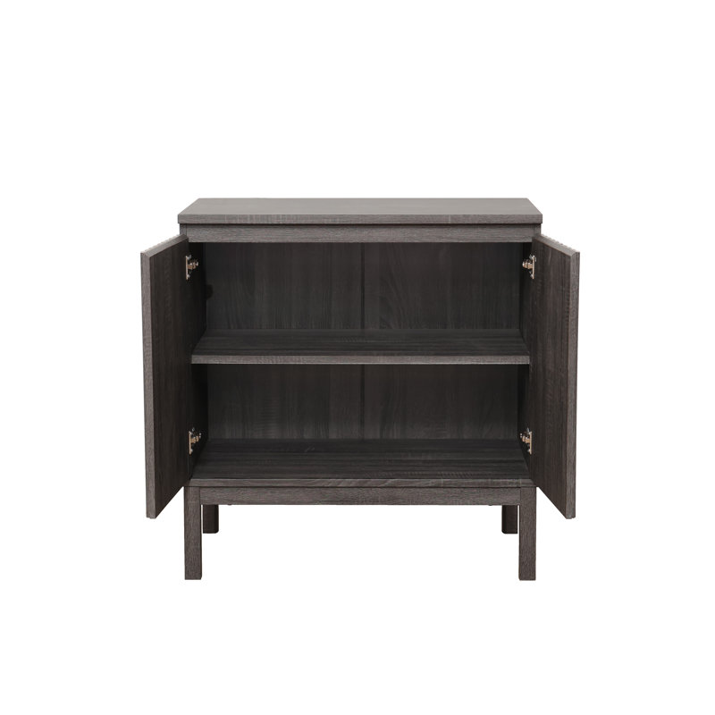 Marteen 2-Piece Cabinet Set, Charred Black