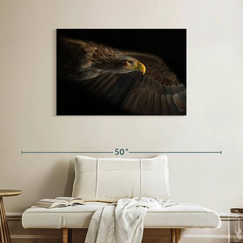 Eager Eagle, 26" H x 39" W