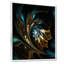 Fleur noire dorée moderne - art mural fleur fractale, impression avec fleur noire-116164182-18266811-116164186