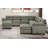 Dona 9-Piece Corduroy Upholstered Modular Sectional, 2 Ottomans, Pillowtop Arm-105385065