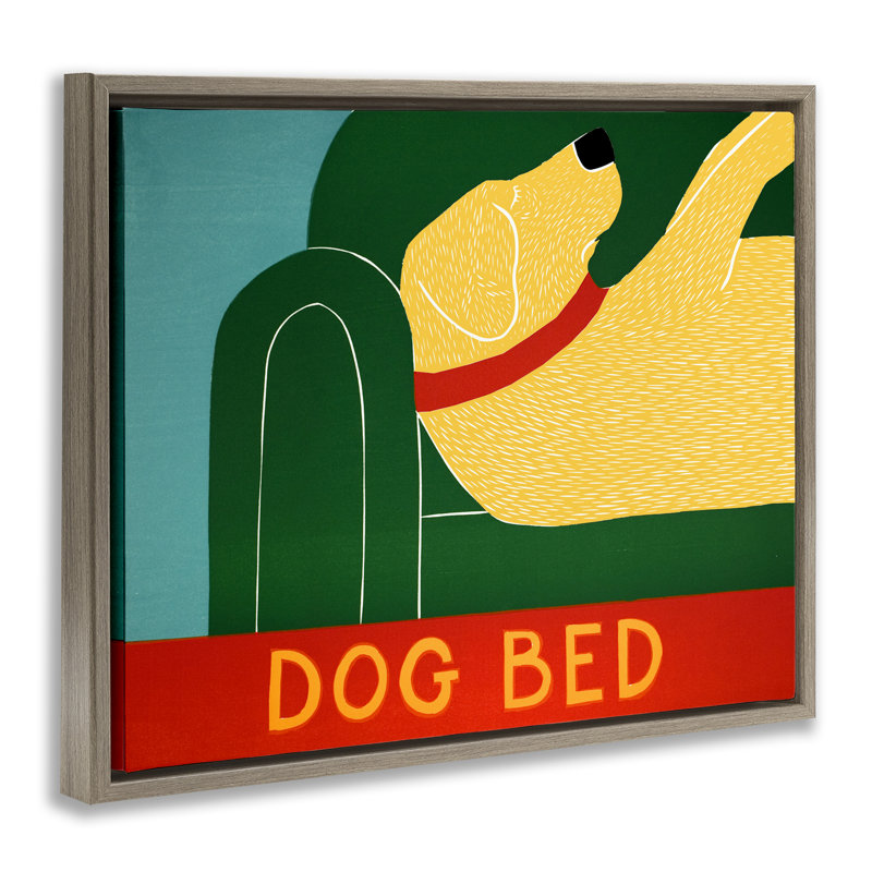 Cadre flottant pour chien Dog Design, par Stephen Huneck, Cadre flottant orme Montalcino, H 25 po x l 31 po
