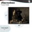 Giclée encadrée par un chat noir Witchy rétro, design par Arlington Prints-1419320220-1419320221
