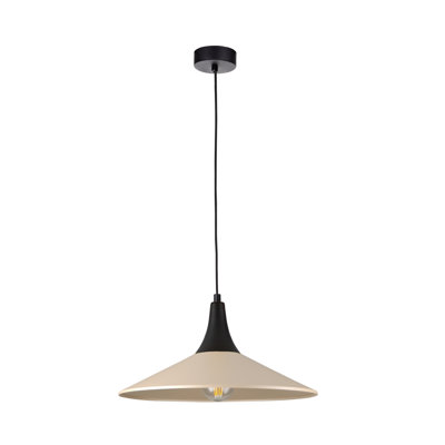 1 - Light Matte Black Dome Pendant