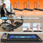 Walking Vibration Pad With 12% Incline & Handles,6 In 1 Foldable Under Desk Treadmill
