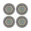 Hex Dylan Vegan Leather Round Coasters