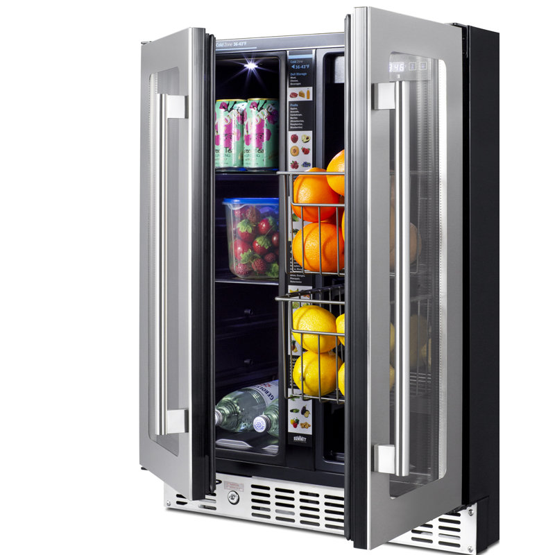 Summit Appliance 4.6 Cubic Feet Mini Fridge, Black