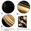 Abstrait or liquide et tourbillon noir I - spirales abstraites, art mural-740902113-740902108