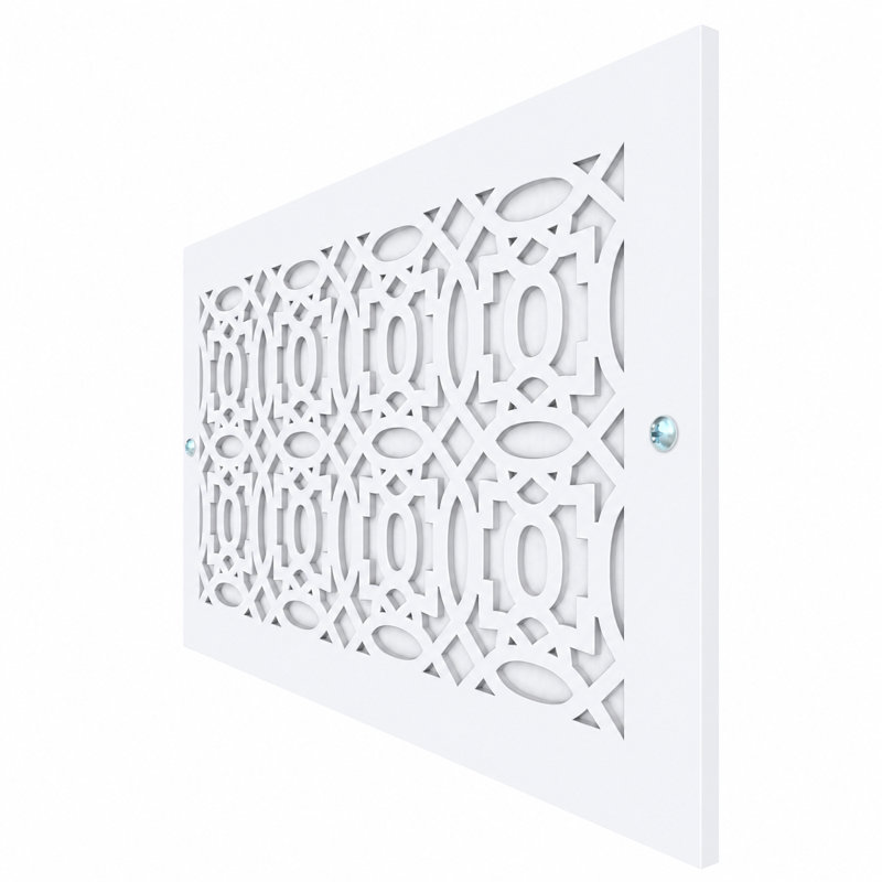 Registres muraux et de plafond Stellar Air - 8 x 24 (ouverture de conduit) - taille totale 10 x 26 - marocain, Vis standard