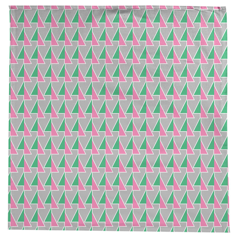 Flèches Nappe, Vert/rose