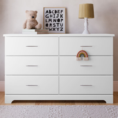 Brookside 6 Drawer Double Dresser by Storkcraft