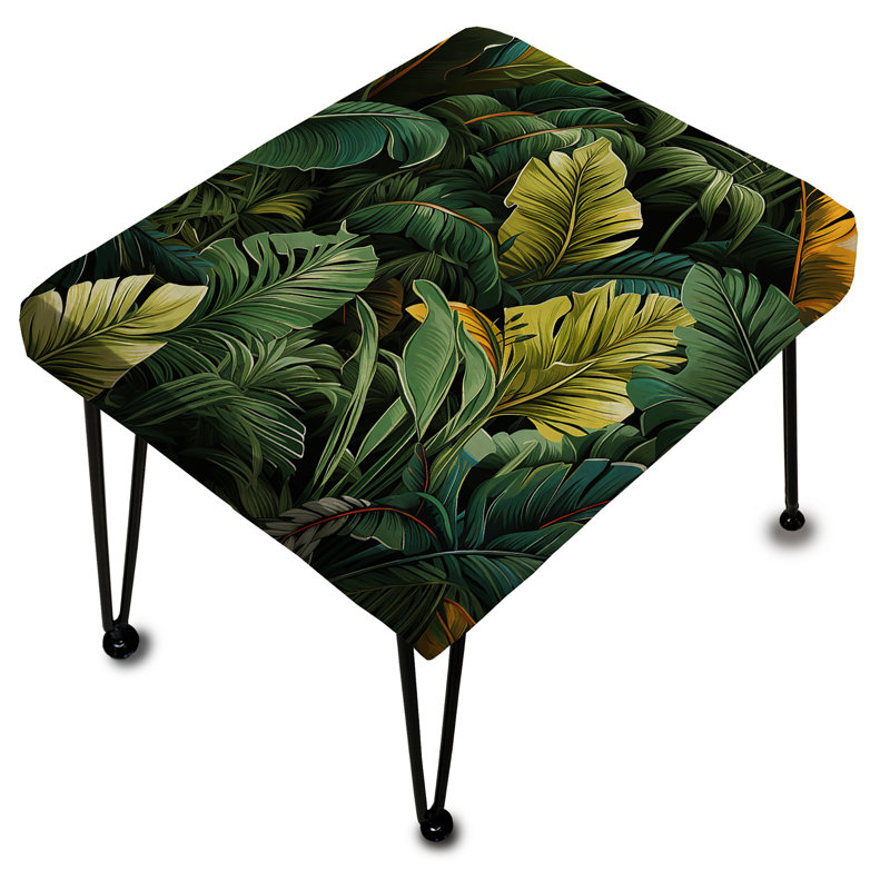 Motif tropical Tropicana Jungle - repose-pieds rectangulaire tropical