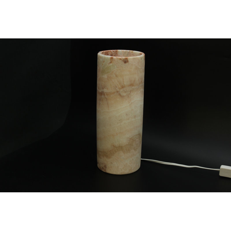 Lampe onyx lisse lune de sang