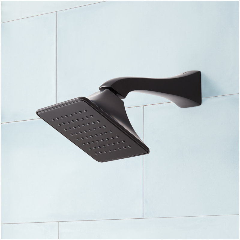 Vilamonte Shower Head and Arm - Matte Black