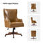 Fauteuil de direction de bureau de 46 po en cuir Eller-1128060030