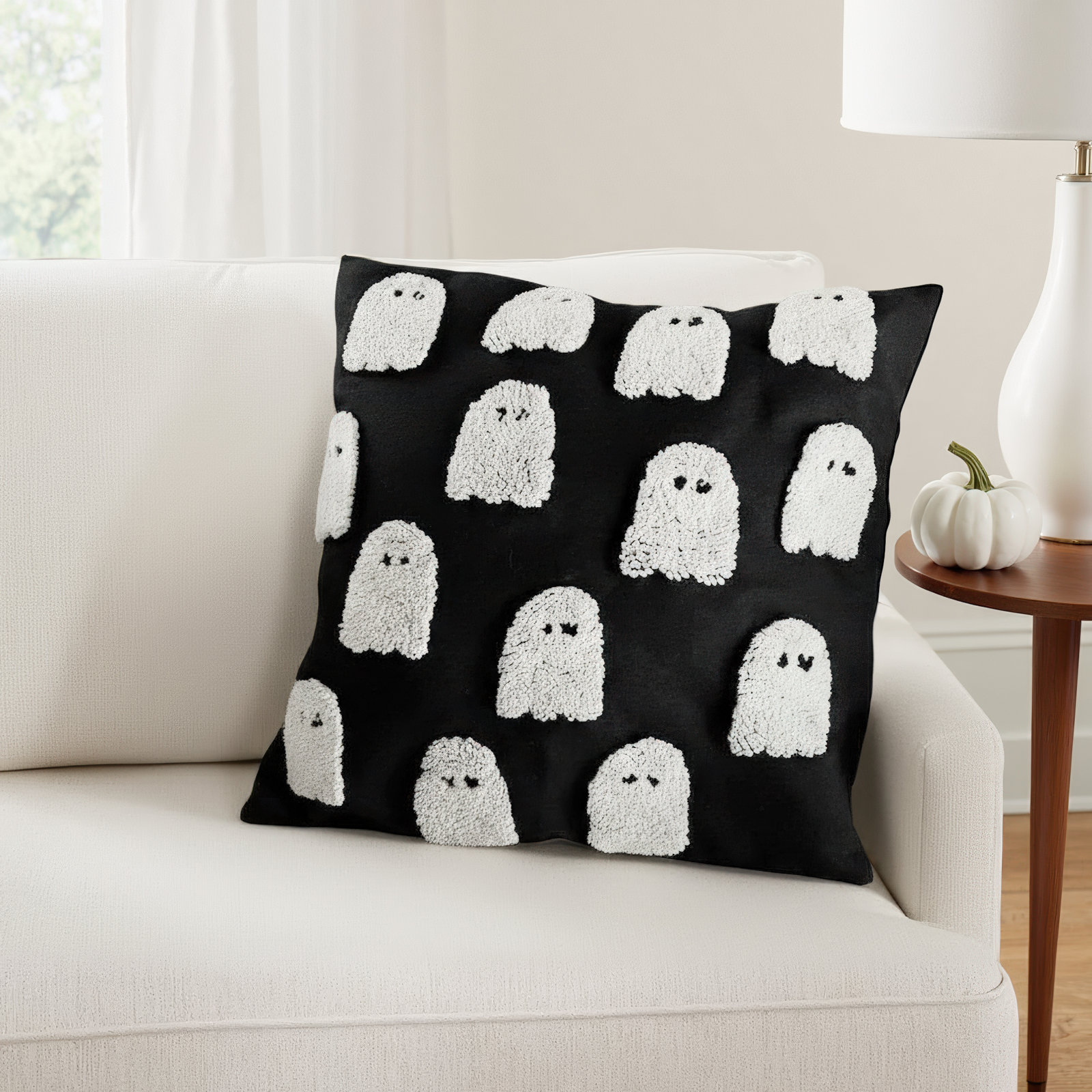 Textured Cotton Pillow Cover
