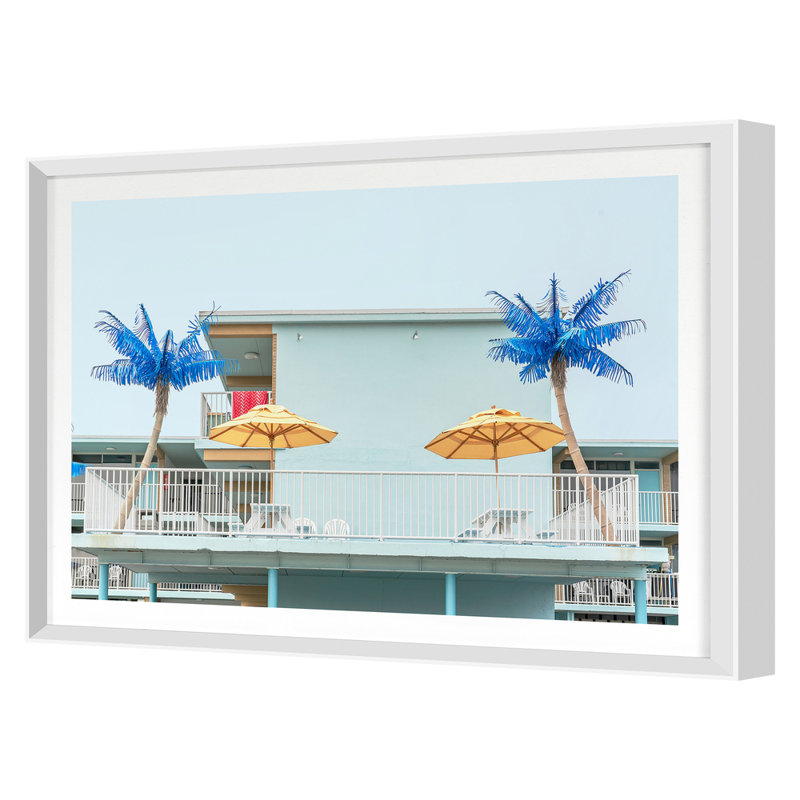Wildwood Palms Print by Mimi Payne, White Framed Paper