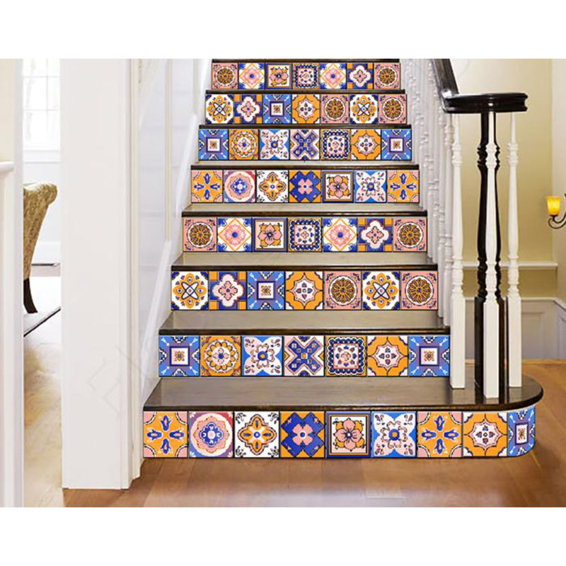 Adhésif décoratif à carreaux décoratifs, 7 po x 7 po