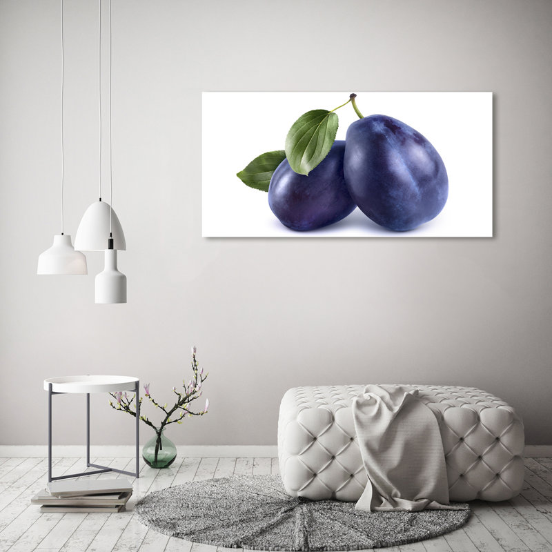 Plums - Wrapped Canvas Print