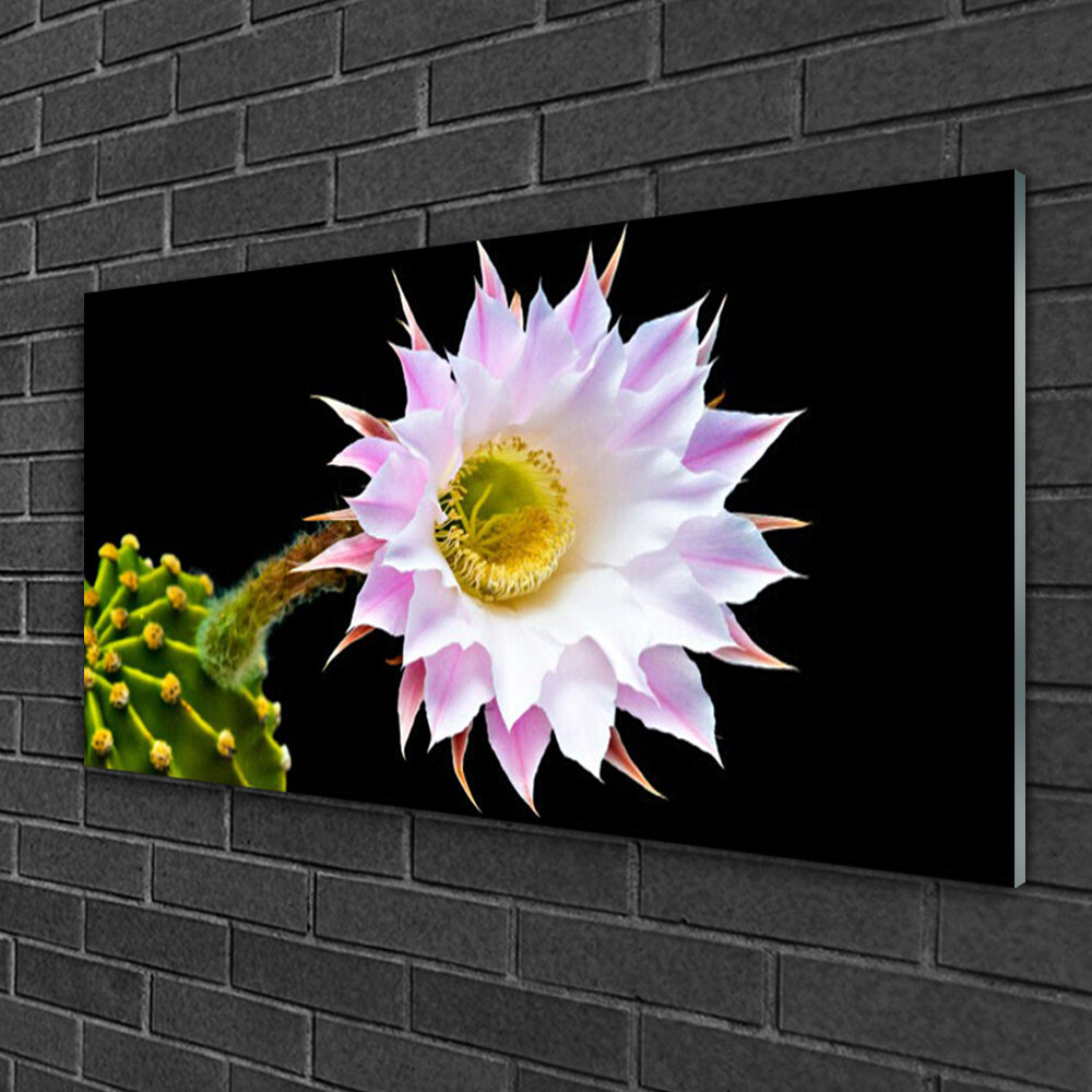 Glasbild Floral Flower