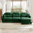 Modular Sectional L Shaped Couch With Ottoman, Premium Chenille Fabric, Tufted Cushion Backrest, Ergonomic Design For Easy Installation In Various Spaces-1728725196-1728725186